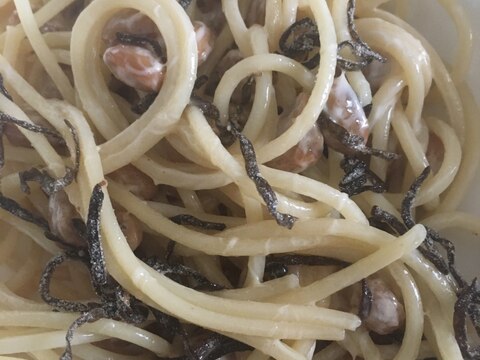 納豆パスタ